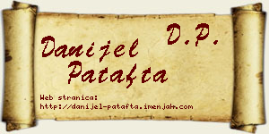 Danijel Patafta vizit kartica